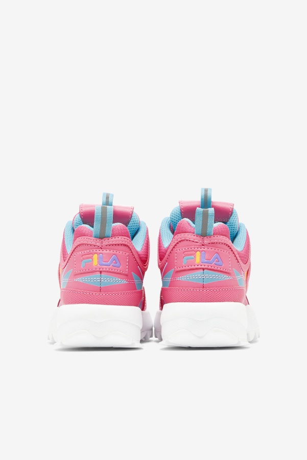 Fila Bubblegum/Blue/White Little Kids' Disruptor 2 Premium