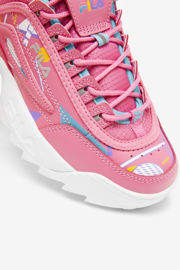 Fila Bubblegum/Blue/White Little Kids' Disruptor 2 Premium