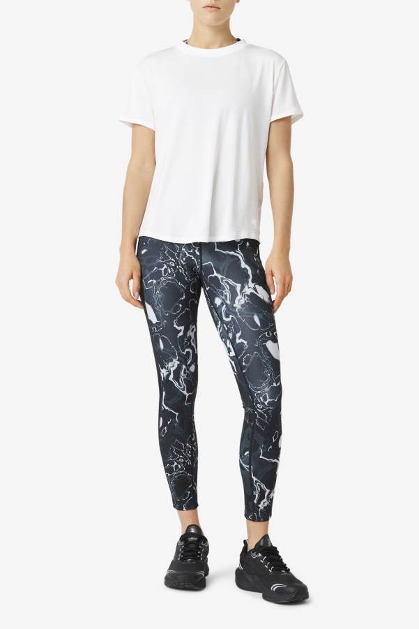 Fi-Lux Short Sleeve Top White Fila