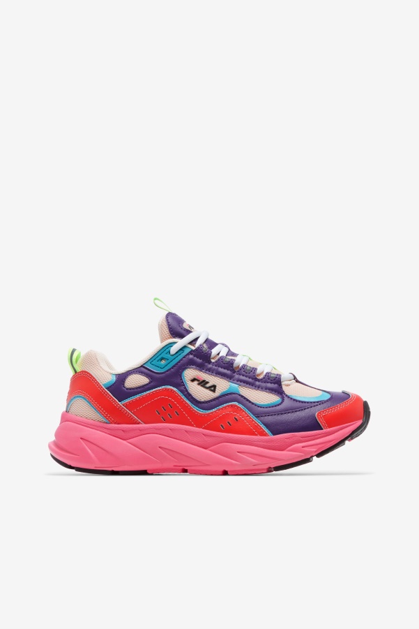 Fila Ecru/Purple/Camellia Rose Women's Trigate