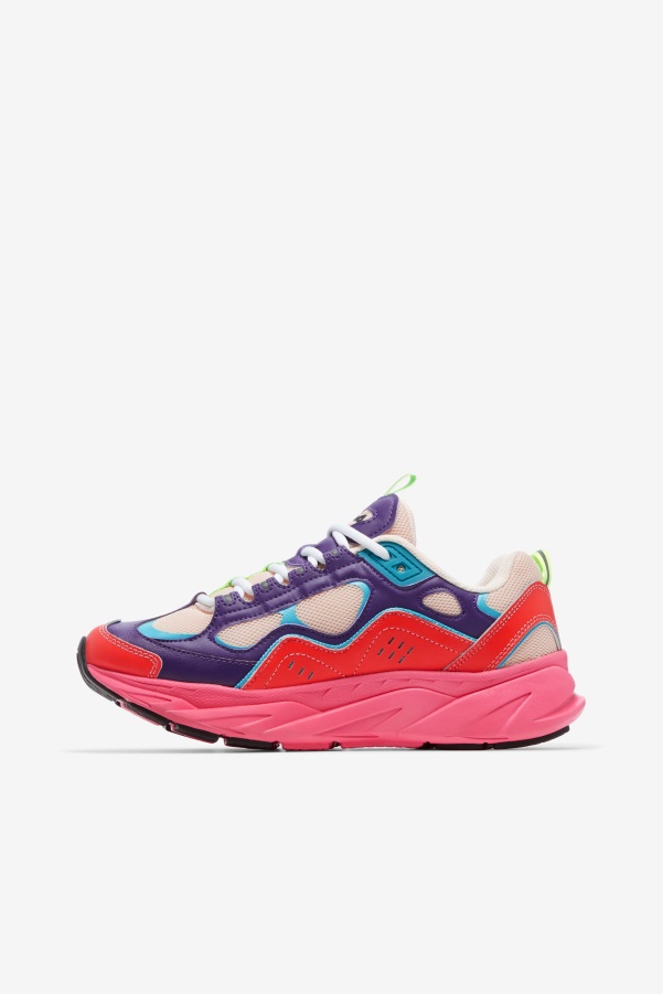 Fila Ecru/Purple/Camellia Rose Women's Trigate