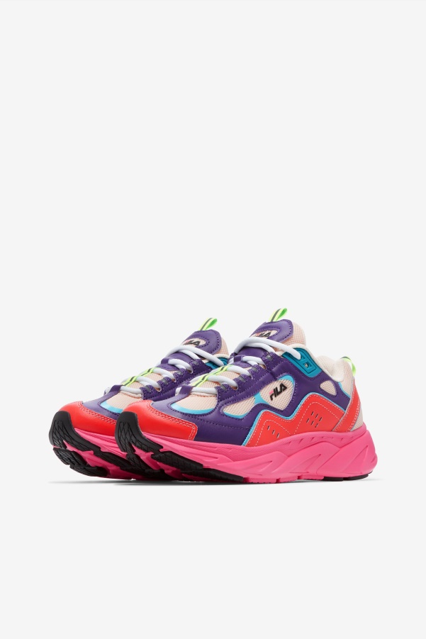 Fila Ecru/Purple/Camellia Rose Women's Trigate
