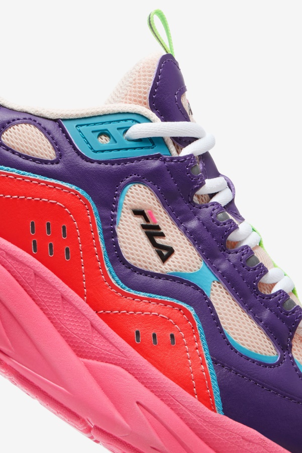 Fila Ecru/Purple/Camellia Rose Women's Trigate