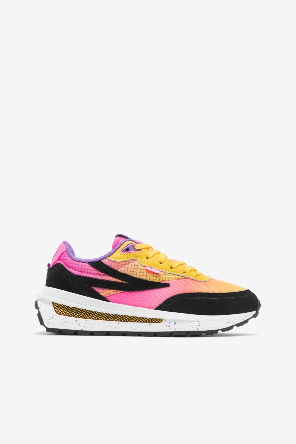 Women's Renno Fila Lemon/Pink/Black