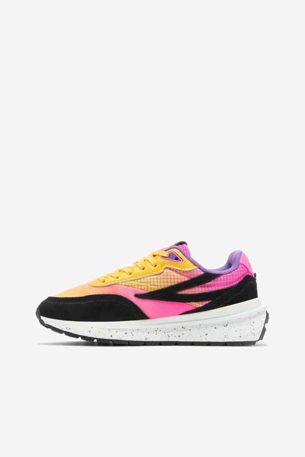 Women's Renno Fila Lemon/Pink/Black