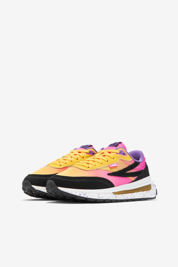 Women's Renno Fila Lemon/Pink/Black