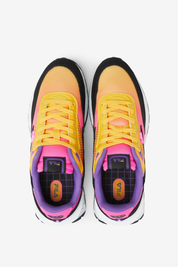Women's Renno Fila Lemon/Pink/Black
