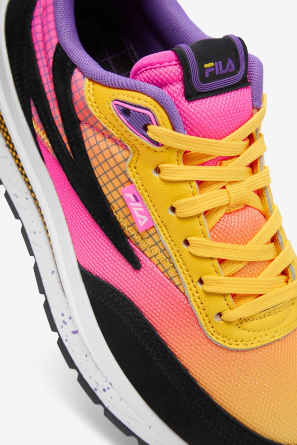 Women's Renno Fila Lemon/Pink/Black