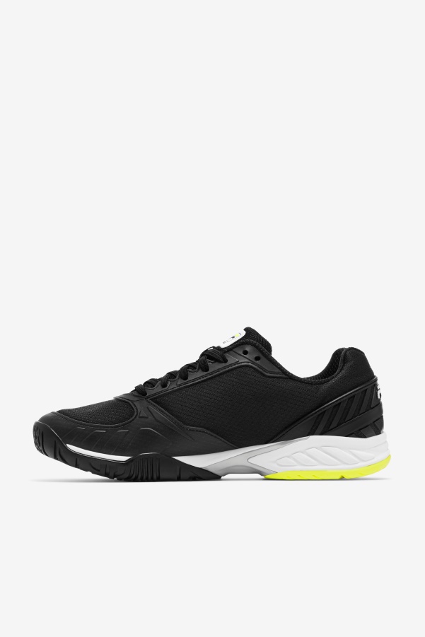 Black/White/Yellow Men's Volley Zone Fila