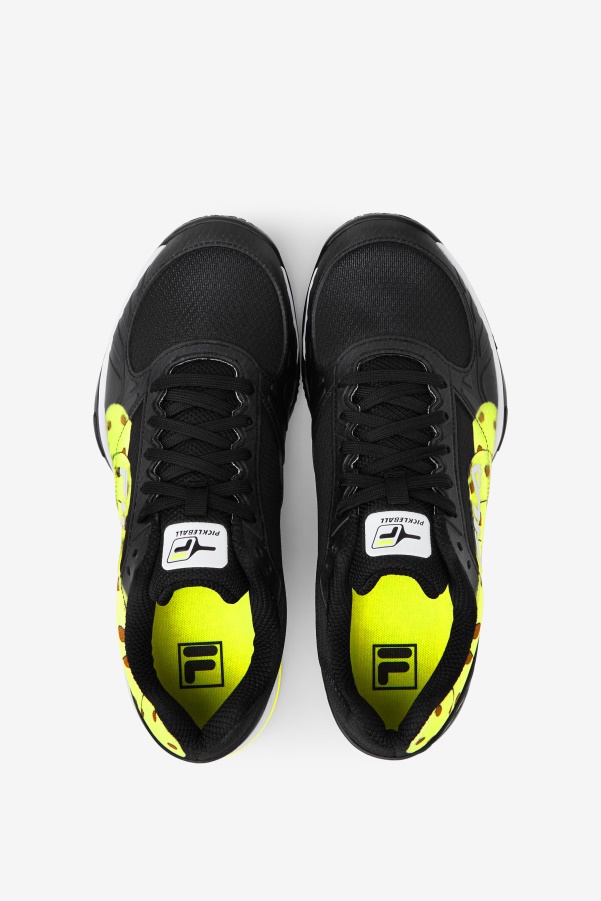 Black/White/Yellow Men's Volley Zone Fila
