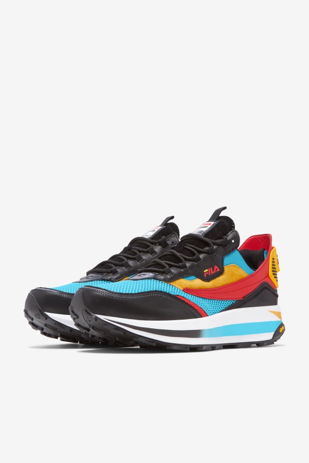 Fila Bluefish/Gold/Black Men's R1 Runner X Barneys