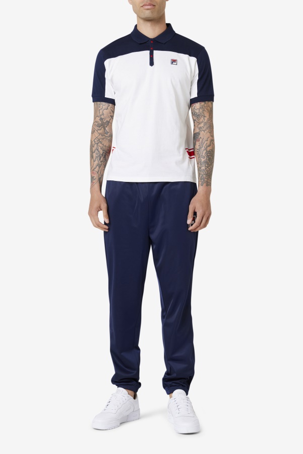 mivvi Polo Fila White/Navy/Red