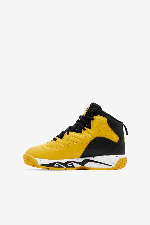 Lemon/Black/White Big Kids' Mb Fila