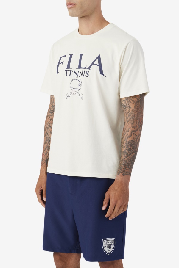 Gardenia/Navy Saran Tee Fila