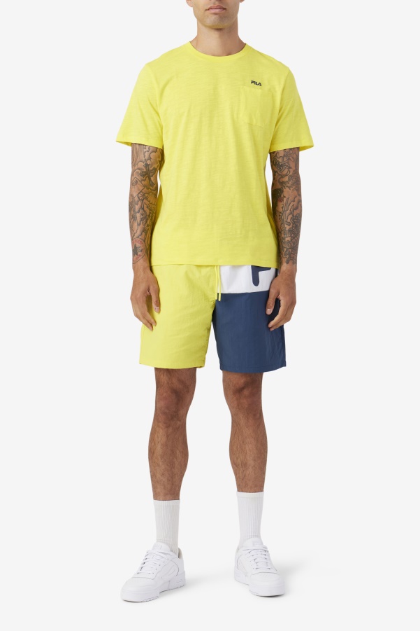 Fila Yellow/Navy Dilki Crew