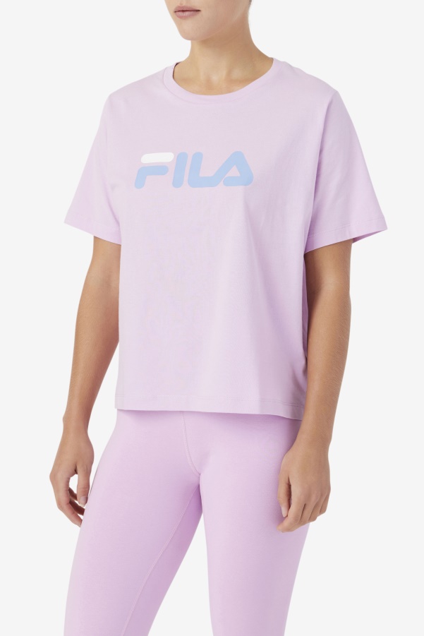 Orchid/Blue/White Thea Tee Fila