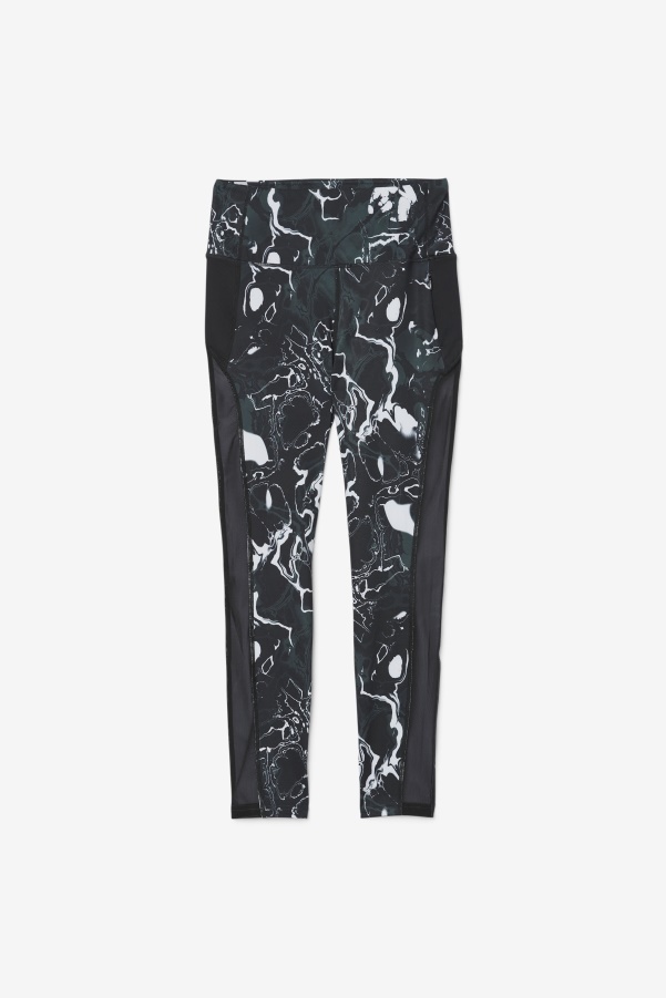 Forza Contrast 7/8 Leggings Fila Black Marble