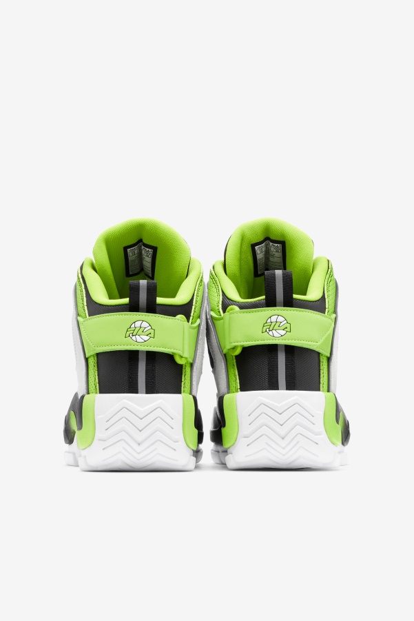 Men's Grant Hill 2 Fila White/Black/Acid Lime