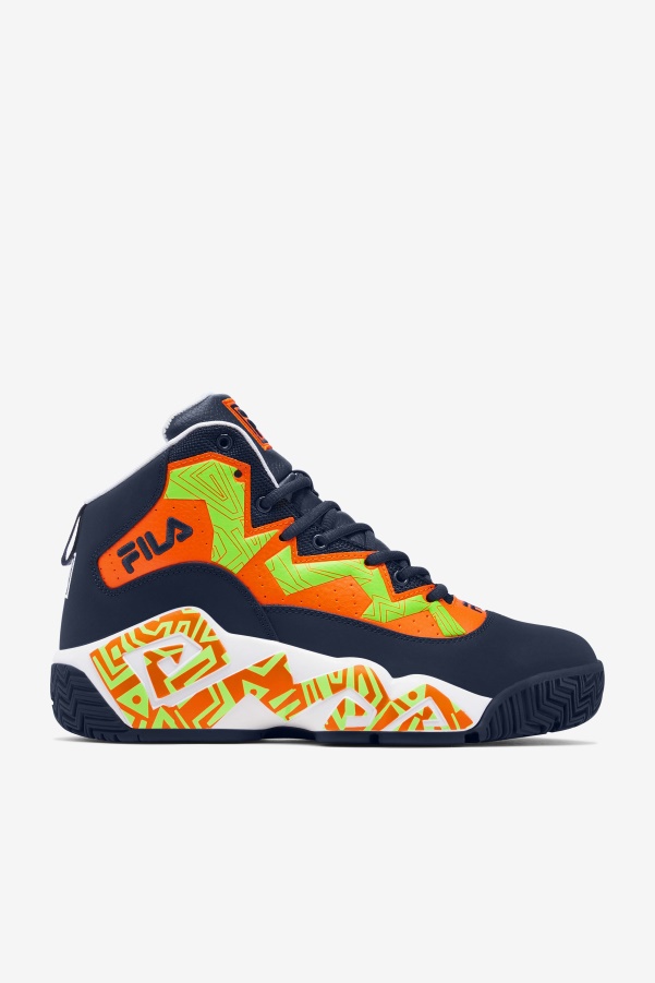 Fila Blue/Red Orange/White Men's MB