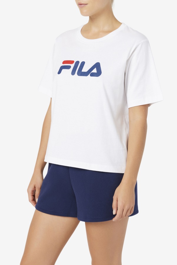White Thea Tee Fila
