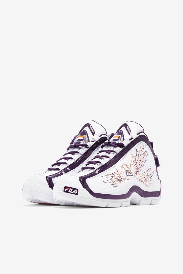 White/Purple Pennant/Orange Fila Women's Grant Hill 2 History