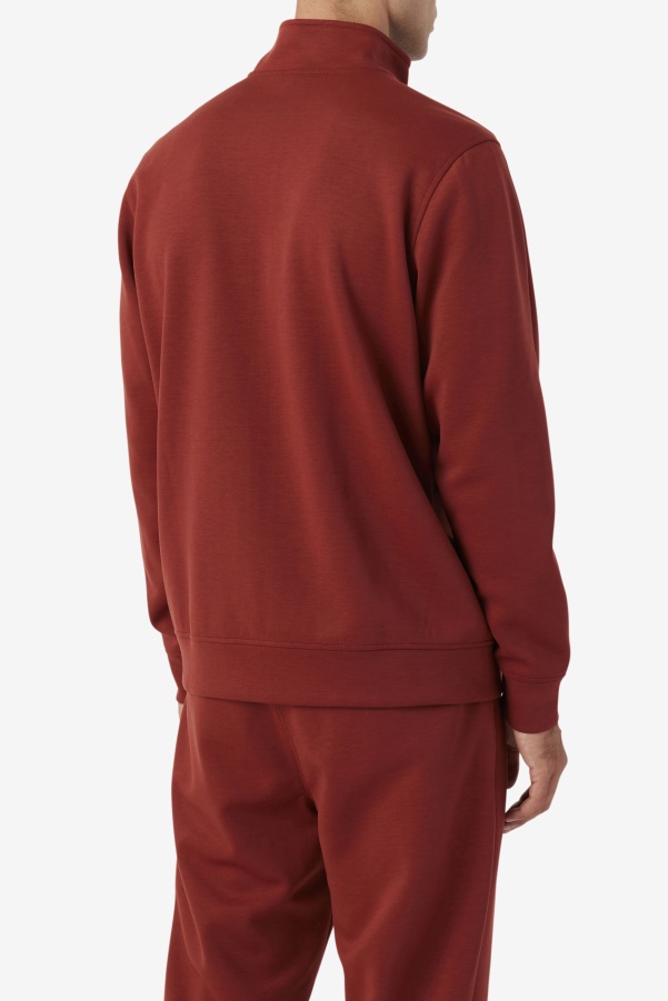 Gonal Zip Jacket Russet Brown/Black Fila