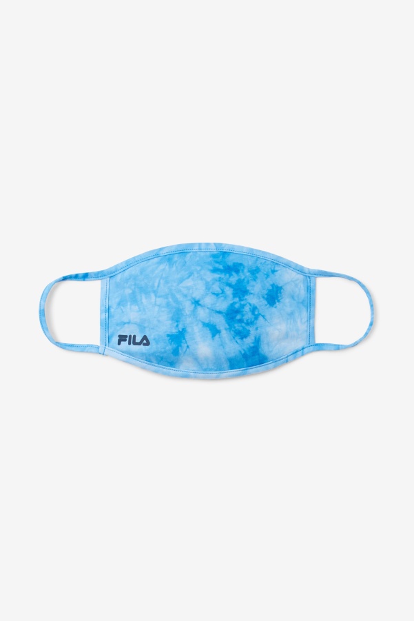 Light Blue Tie Dye Fila Light Blue Tie Dye Face Mask