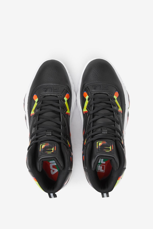 Fila Black/Red Orange/Red Men's MB