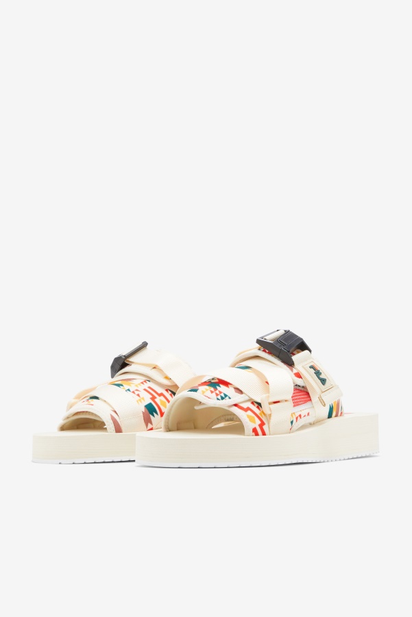 Fila Men's Sol-Slide V2 Gardenia/June Bug/Adobe