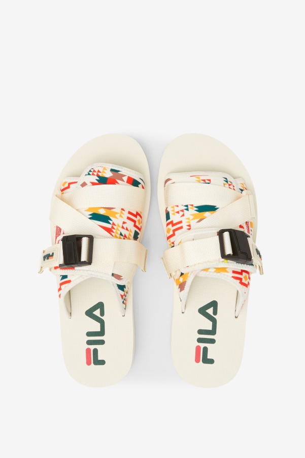 Fila Men's Sol-Slide V2 Gardenia/June Bug/Adobe