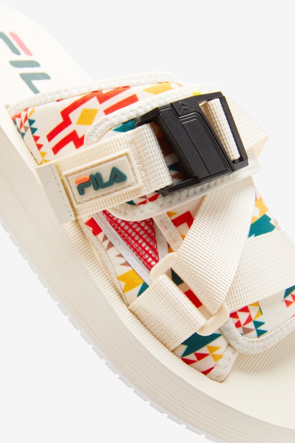 Fila Men's Sol-Slide V2 Gardenia/June Bug/Adobe