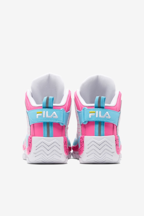 Little Kids' Grant Hill 2 Fila White/Pink/Bluefish