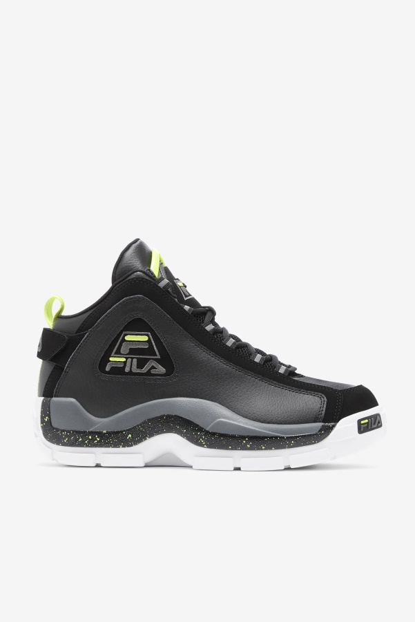 Fila Black/Sunny Lime/Castlerock Men's Grant Hill 2