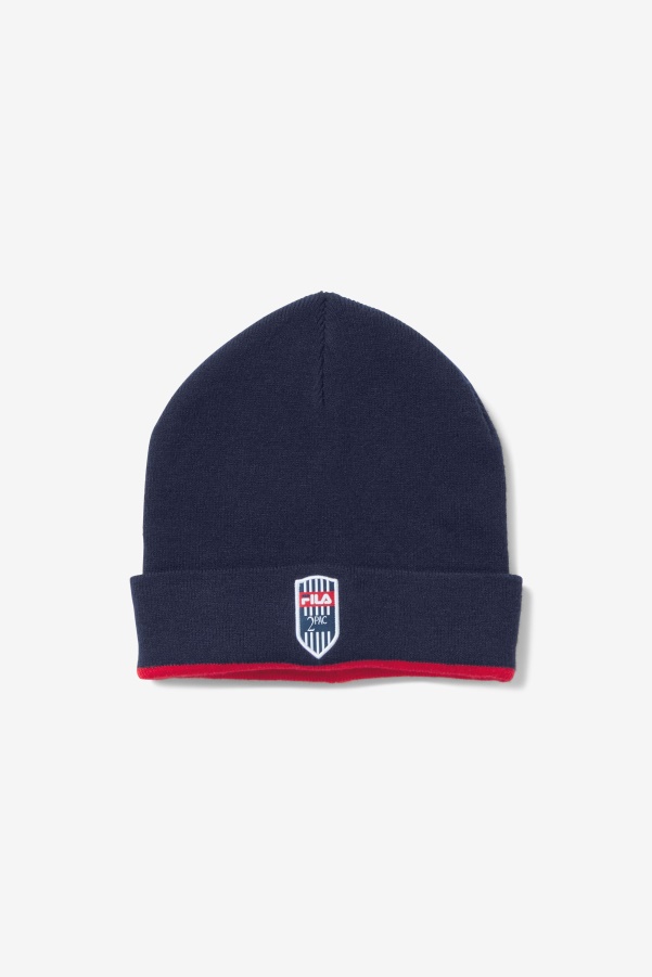 2Pac Beanie Navy/Red Fila