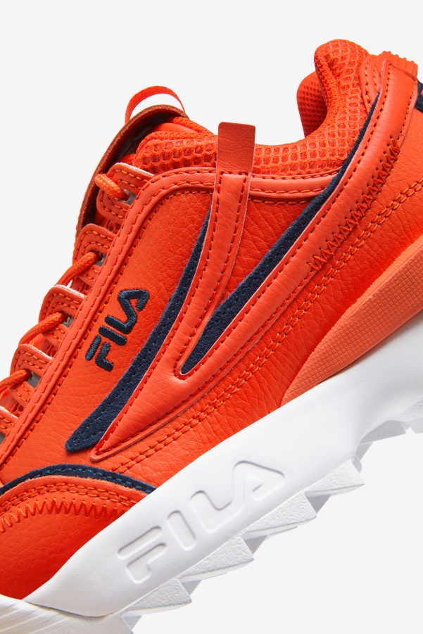 Women's Disruptor 2 Exp Fila Orange.Com/Navy/White