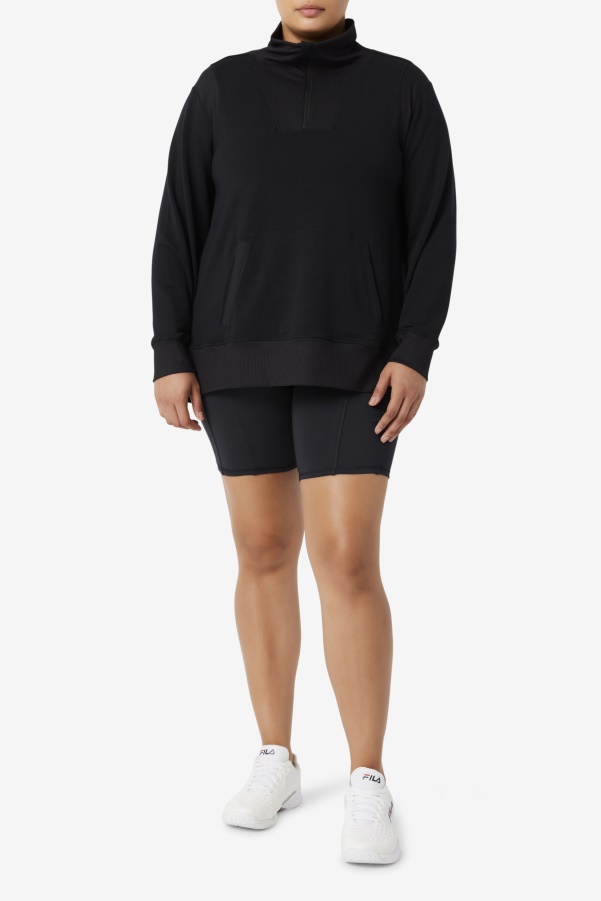 Black Fila Fi-Lux Half Zip