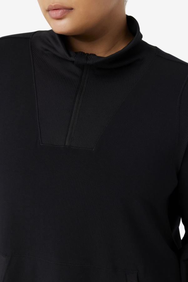 Black Fila Fi-Lux Half Zip