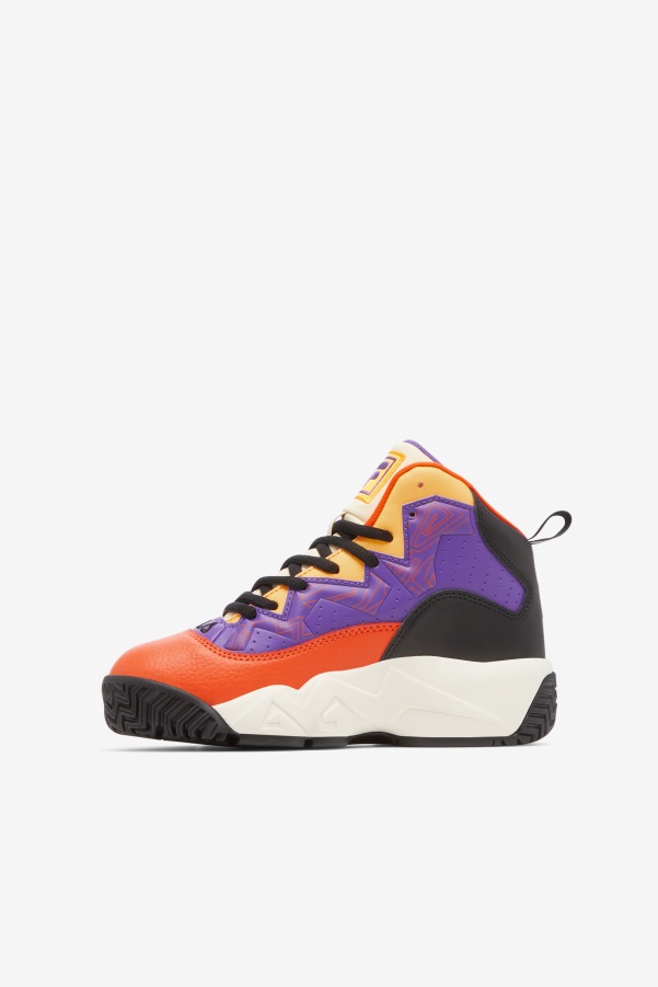 Big Kids' MB Fila Orange/Purple/Red Orange