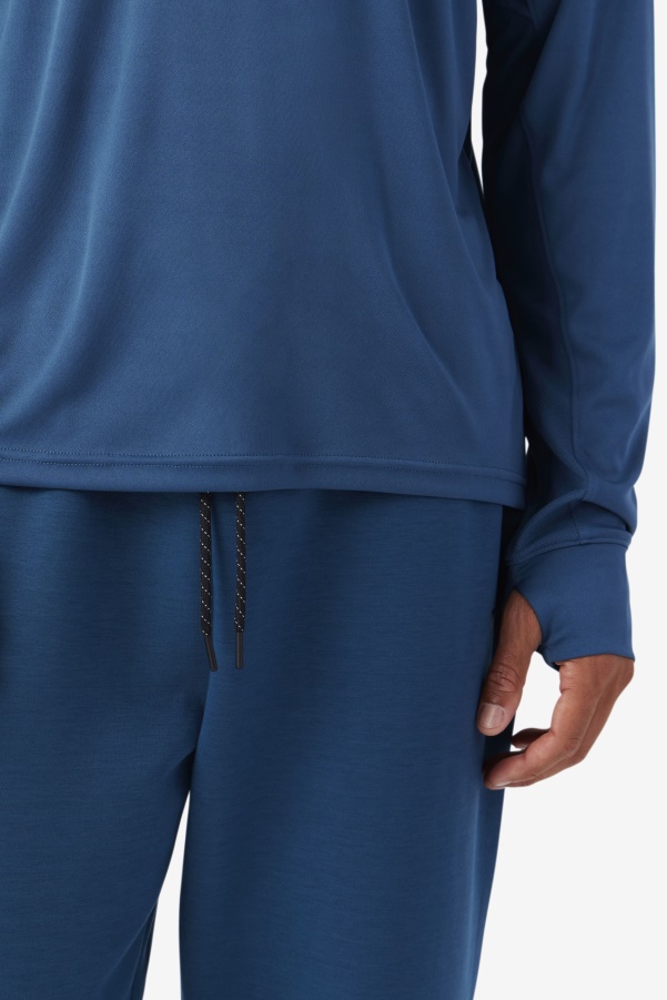 Fila Jazam Long Sleeve Crew Majolica Blue/Black