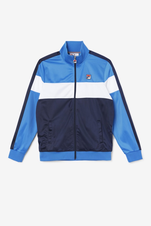 Strong Blue/Navy/White Assembly Track Jacket Fila