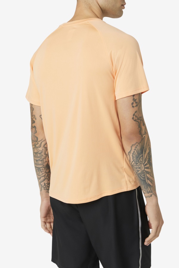 Cantaloupe Fila Pickleball Short Sleeve Crew