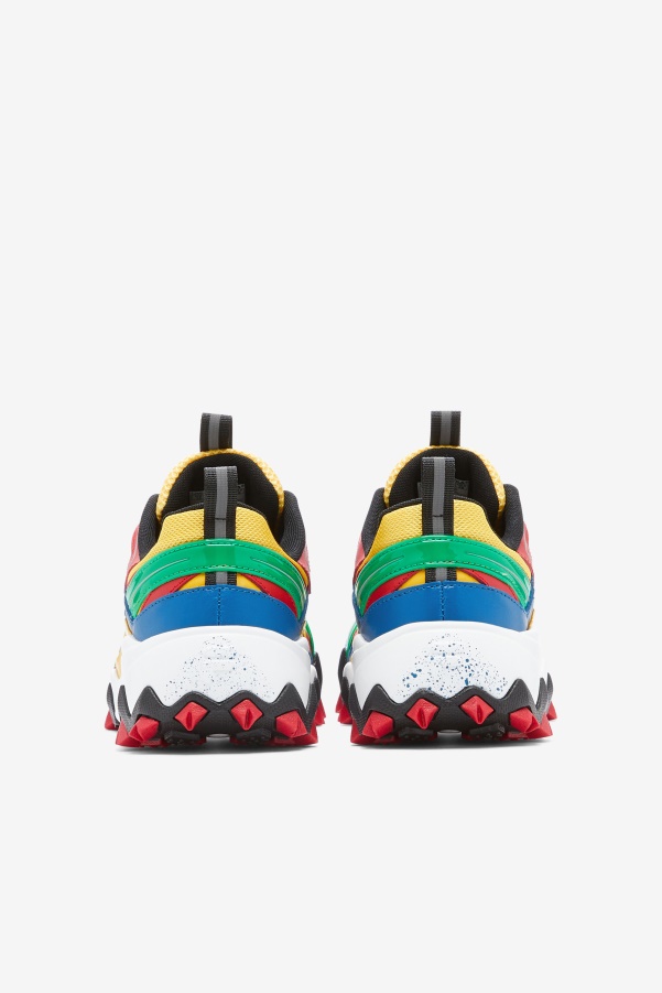 Fila Little Kids' Electromont Lemon/Red/Imperial Blue