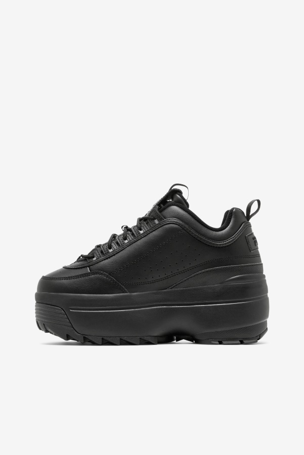 Fila Black Women's Disruptor 2 Wedge