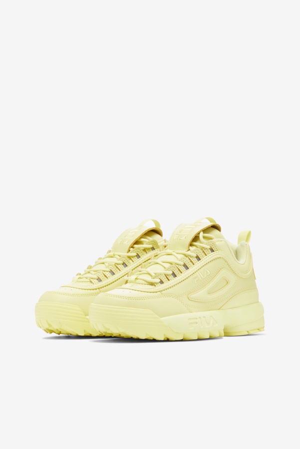 Fila Tender Yellow Women's Disruptor 2 Premium