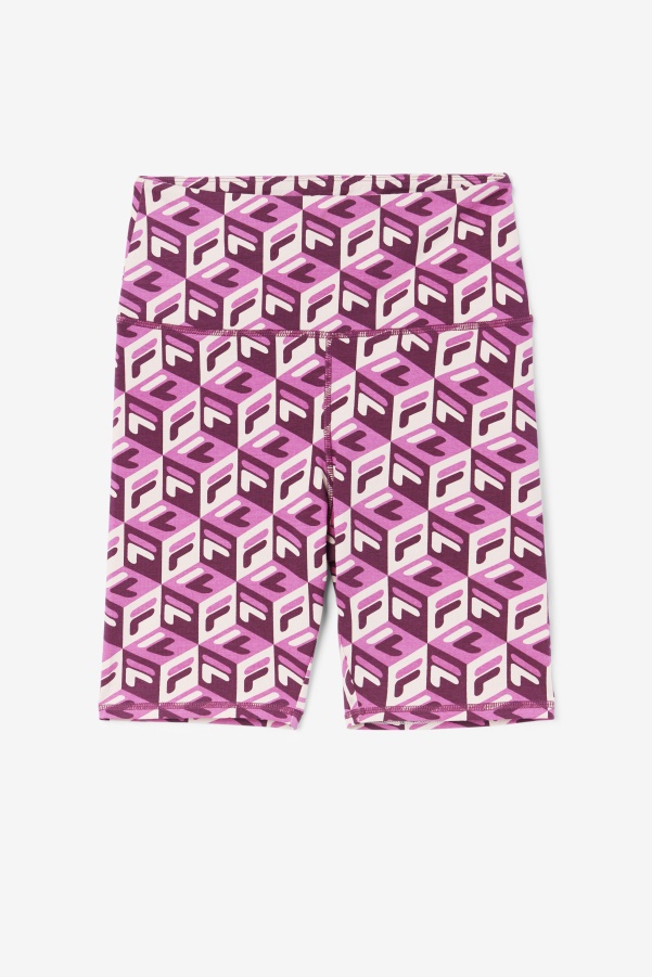 Rouge/Potpourri/Grape Wine Fila Ainhoa Bike Short