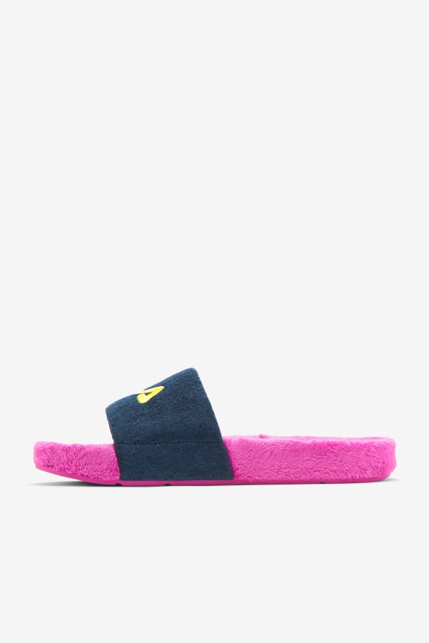 Fila Terry Drifter Slide Ocean/Purple/Yellow