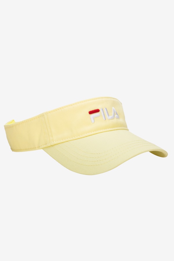 Embroidered Visor Fila Tender Yellow