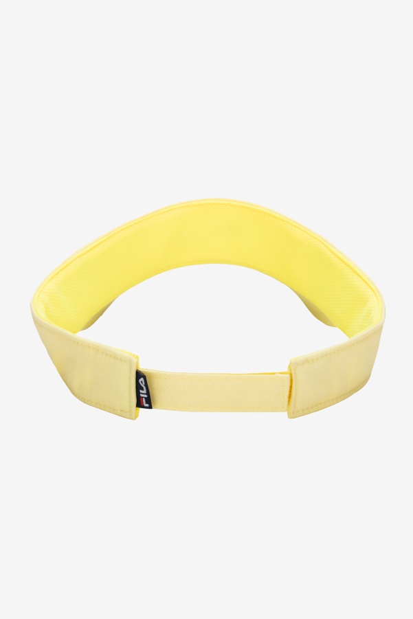 Embroidered Visor Fila Tender Yellow