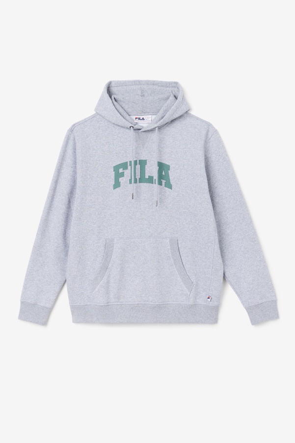 Light Grey Marl/Blue Spruce Fila Brook Hoodie