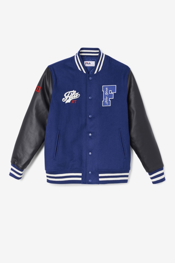Fila Josh Varsity Jacket Blue/Black